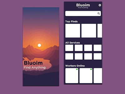 bluoim High-fidelity Wireframe