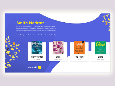 book store web design