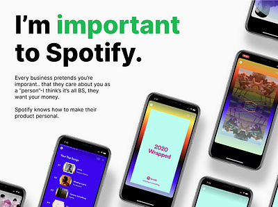 Spotify Wrapped Thoughts iphone music spotify spotifywrapped ui wrapped