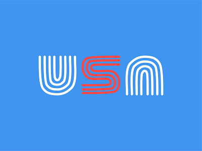 USA Lettering / Logo