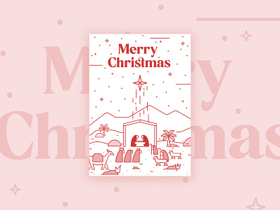 Christmas Card 🎄 cards christmas christmascard december figma iconography icons interface jesuschrist stars
