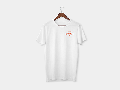 Utah brand design project brand utah shirt logo