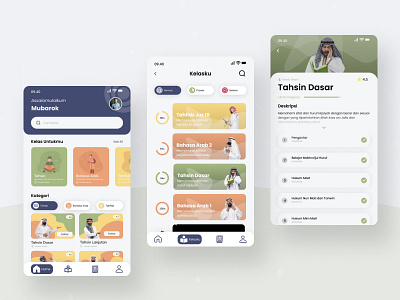 Tahsinqu Apps alquran app arabic figma mobile app muslim quran tahsin uidesign uiux