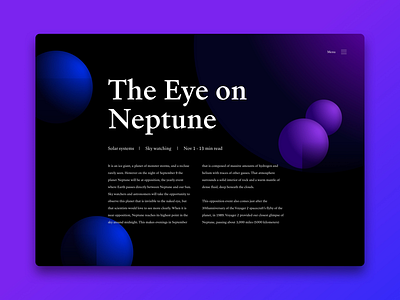 The Eye on Neptune