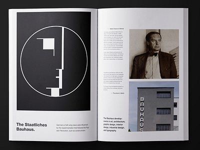 Magazine Layout Bauhaus