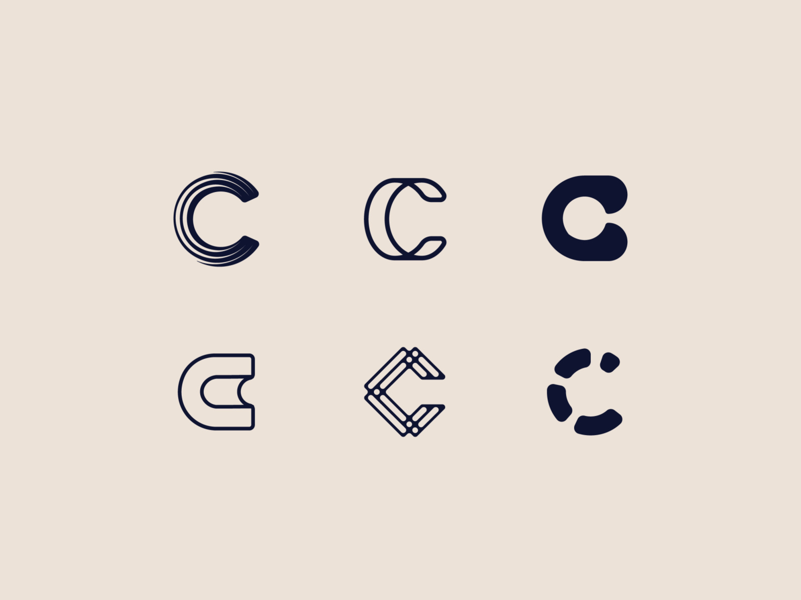 Letter C exploration by Nikolaj Mauer on Dribbble