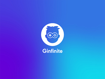Ginfinite game store logo design branding design game graphic graphicdesign logo