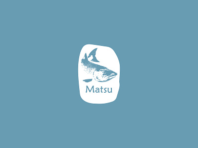 Matsu seafood restaurant logo design