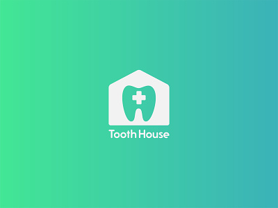 Tooth house dental clinic logo design branding design graphic graphicdesign logo