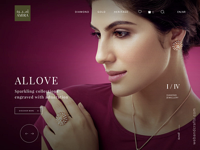 Jewellery Website animation ui ux web