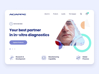Medical Website Design - Agappe animation branding design doctor medical ui ux
