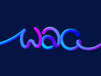 WAC Branding branding design illustration logo typography vector