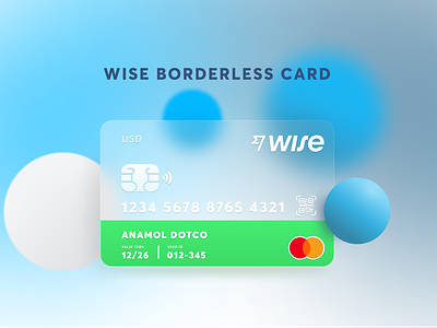 Wise Borderless Card Redesign