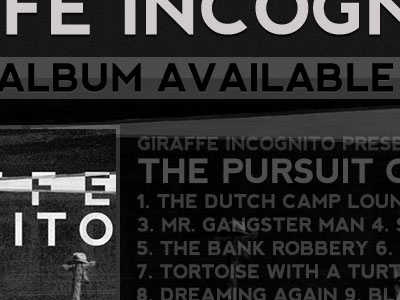 Album Available bw giraffe music type