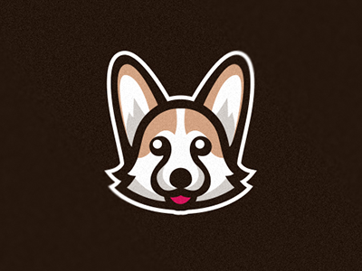 Corgi animal corgi cute design dog doggy funny happy logo mascot pet puppy