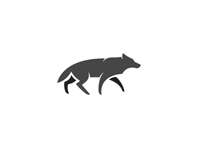 Wolf animal dog forest fox logo minimal pet walking wild wolf wolves