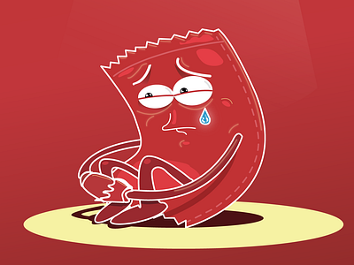 Sad ketchup pack adobe illustrator red seumenu