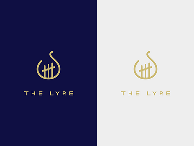 The Lyre adobe illustrator branding logo