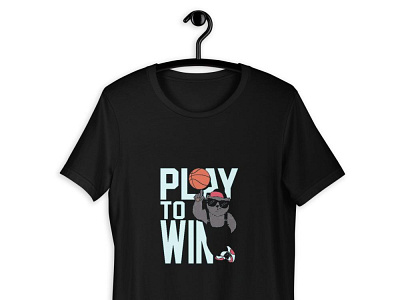 Play To Win T-Shirt art direction basketball branding creative design fashion graphic logo printing tshirt