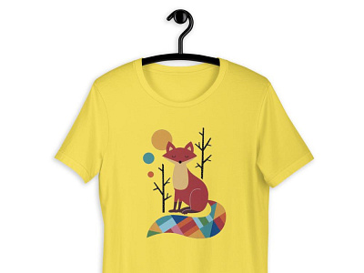 Rainbow Fox T-Shirt art direction branding creative design fashion fox graphic kids tshirt