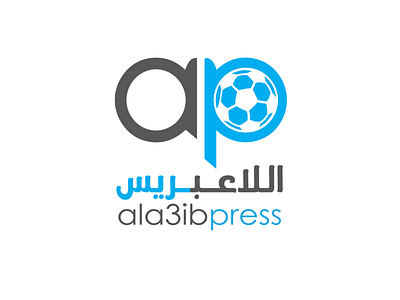 Ala3ibpress Logo adobe illustrator adobe photoshop animation arabic art direction branding calygraphy creative design graphic icon illustration lettering logo logotype press sport typography web website