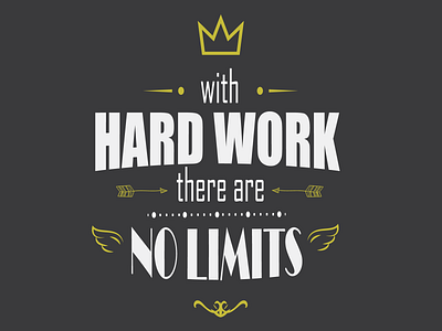 Hardwork - Typography Motivation Quote adobe illustrator adobe photoshop animation art direction branding calygraphy creative design graphic illustration lettering logotype motivation quote typography work