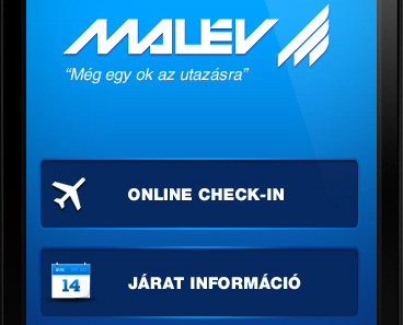 Malev Iphone app. app apple blue clean design interface iphone
