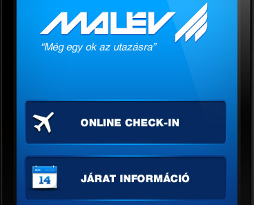 Malev Iphone app.