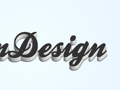 Typography Experiment 3d design font graphic design lettering photoshop type typeface typography