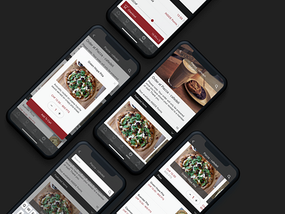 Inside LAAX - Gastro Mobile Ordering Screens app checkout design food app food delivery food delivery app interface design ios development menu design mobile app mobile app design order food switzerland ui