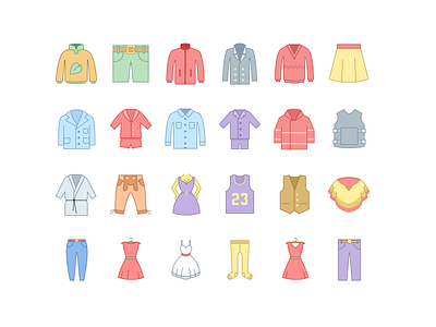 Clothes icons