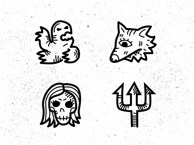 Spooky Tale By Icons8 affinity designer black drawing graphic hand drawn icon icons vector