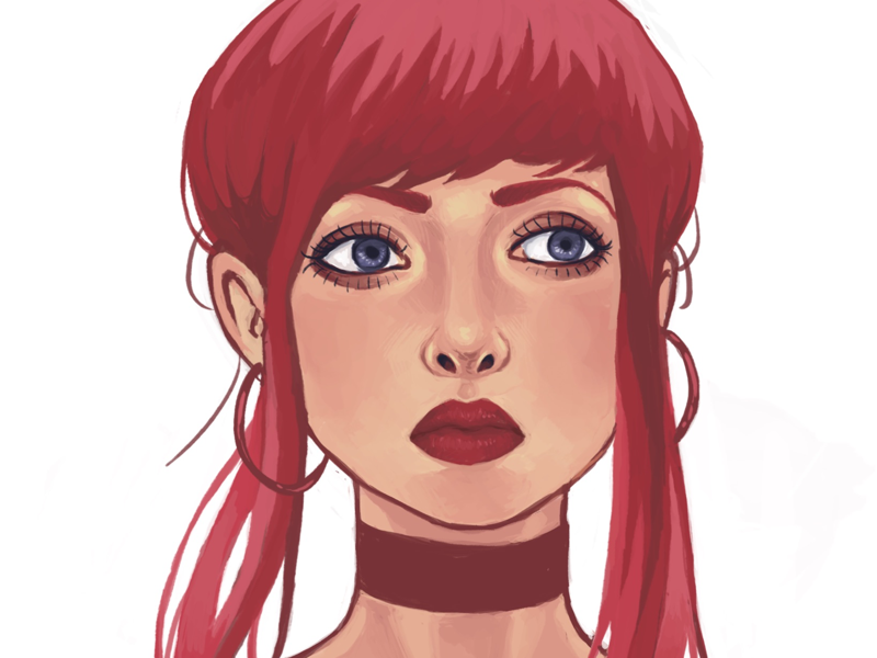 Redhead adobe art digital digitalart photoshop redhead