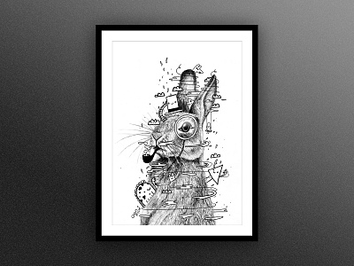 Bunny Doodle-Bomb: A Studio Armstrong Collaboration adobe fresco animals animals illustrated bunny cute doodle doodle bomb doodles fun hare illustration illustration art procreate