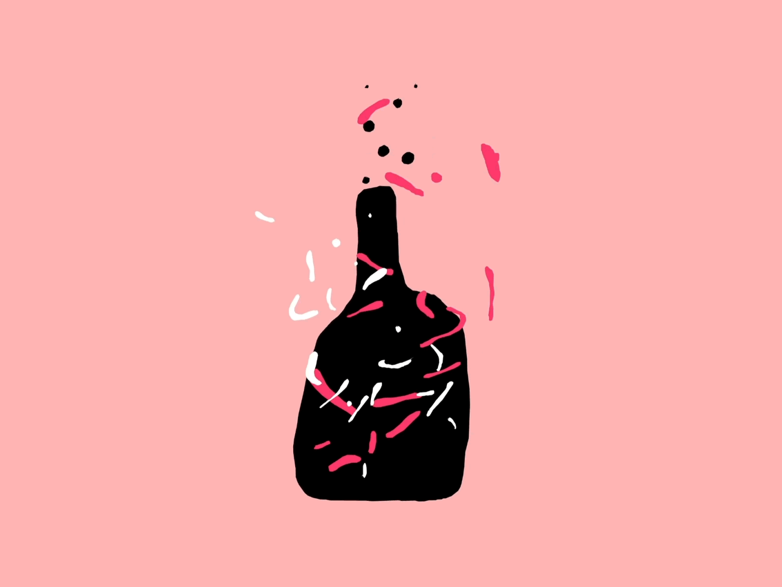 Fizzy? Get It Out. animated gif animation animation 2d animations bottle fizzy gif gif animated gif animation madewithlooom motion vector
