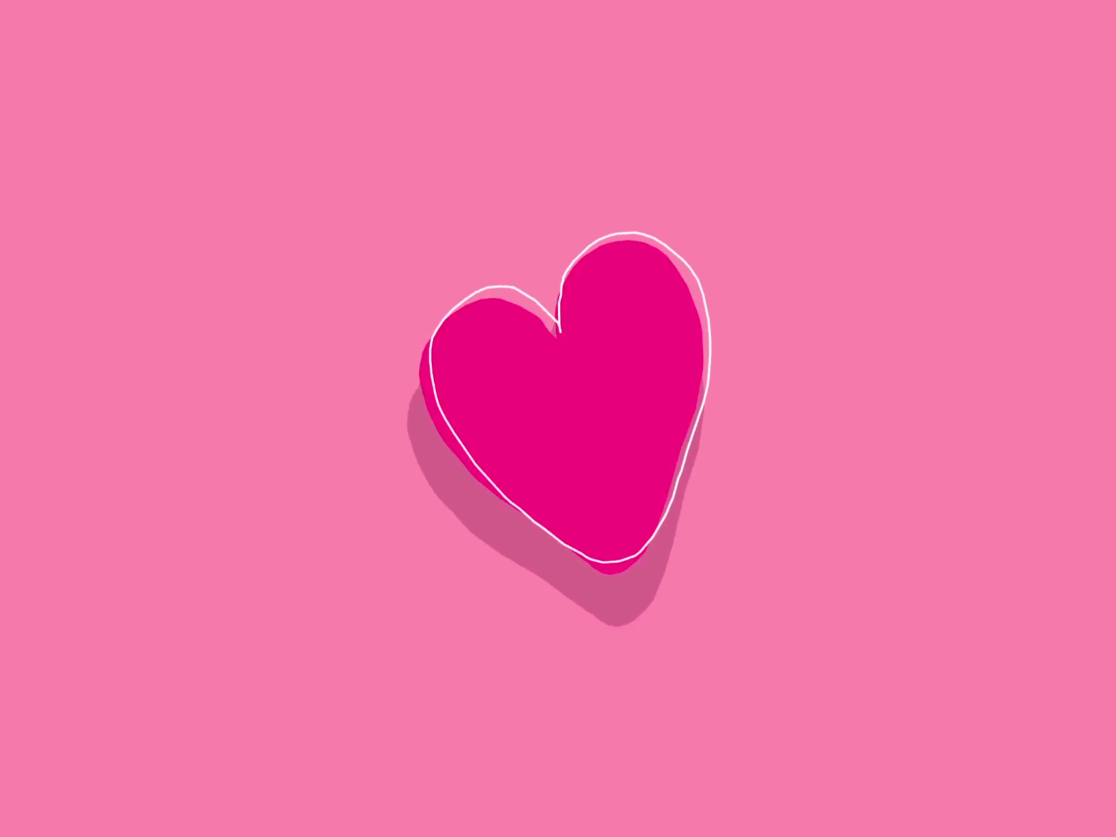 Looom ❤️Dribbble animation 2d explosion gif gif animated gif animation heart love madewithlooom mesmogif motion vector