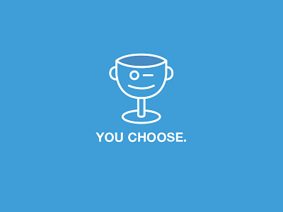You Choose Logo logo mobile trophy user