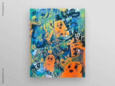 29 October 2020 abstract abstract illustration doodle doodles ghosts halloween illustration poster poster design pumpkins