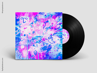 05 November 2020 abstract abstract illustration album art album artwork album artwork design album cover album cover design fluorescent graphic design illustration neon spraypaint