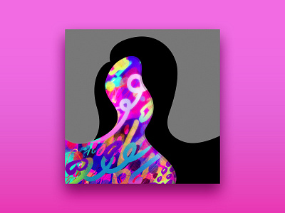 Her Face 001 abstract abstract art illustration nft pfp procreate