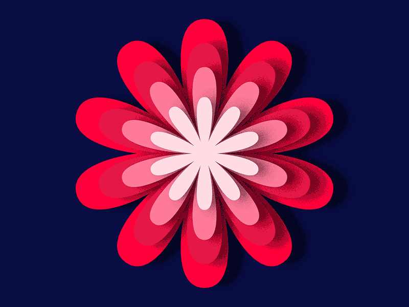 Flower 1.1 / Carrying On / Mezmerization animation gif gifs hypnosis illusion loop magic mesmerize motion opart sitandstare