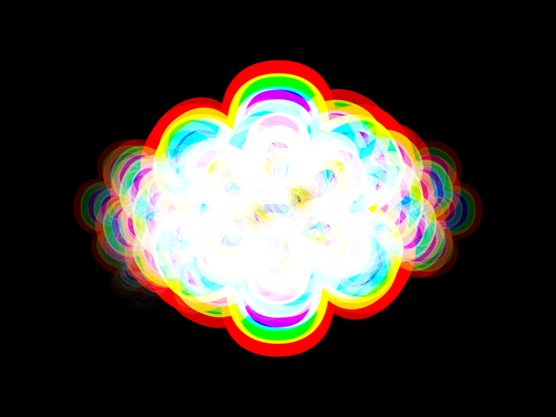 Glowstar 1.1 / Rainbow / Mezmerization animation gif gifs hypnosis illusion loop magic mesmerize motion opart sitandstare