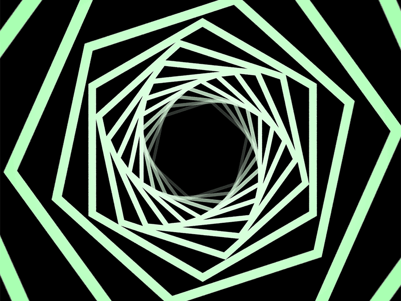 Lines 1.9 / Rabbit Hole Again / Mezmerization 3d animation blur gif gifs grain illusion loop mesmerize motion noise opart