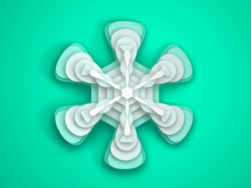 Lily Pad / Mesmo Stopmo 3 3d animation gif gifs illusion motion motion graphics opart paper papercut stop motion