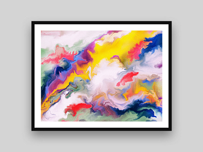 Ceiling art digital marbling digital painting digital pour illustrator marbling painting procreate