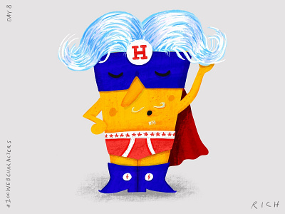 Day 8: Henry the Hero 100webcharacters character design characters children illustration doodle illustration procreate the100dayproject web