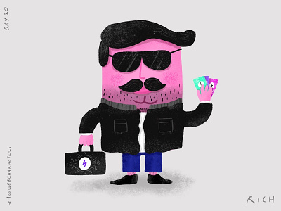 Day 10: Jason 100webcharacters character design characters children illustration doodle illustration procreate spies spy the100dayproject web