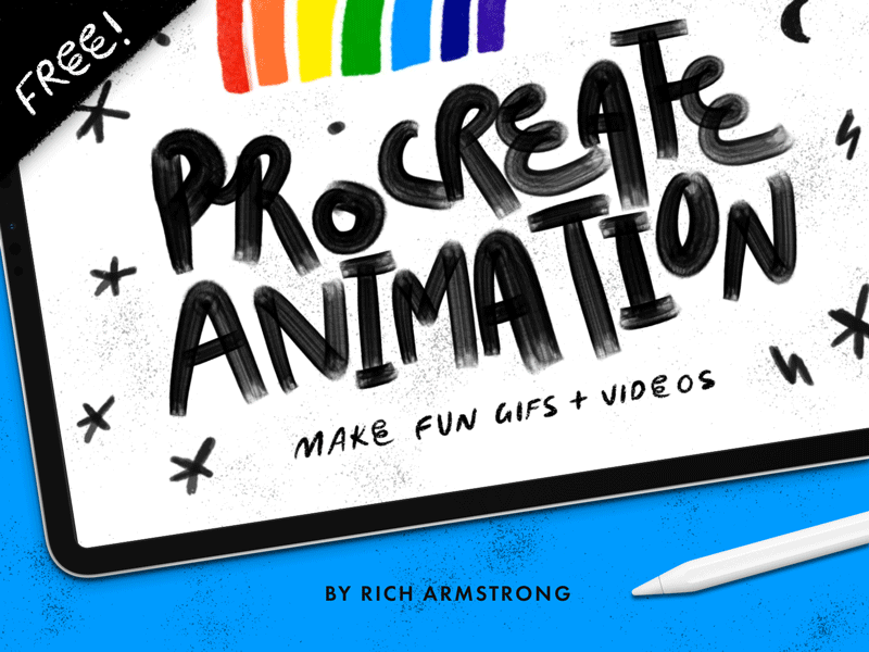 Procreate Animation: Make Fun GIFs & Videos animation animation 2d contests free freebie gif gifs illustration ipad motion motion graphics procreate procreate app