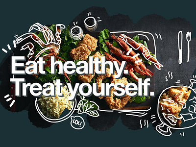 #7 Eat healthy campaign poster concept