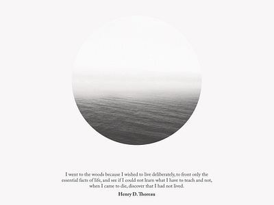 #9 Thoreau's Quote